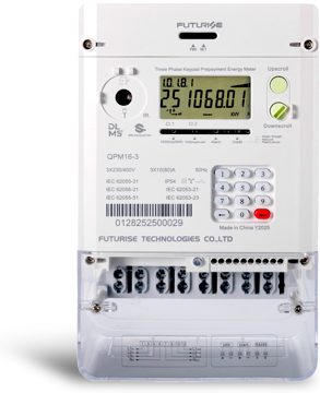 Compteur triphasé prépayé QPM16-3 