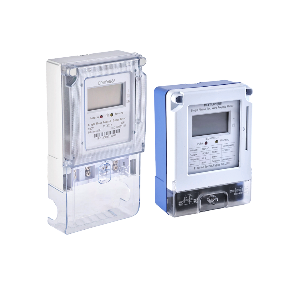 FUTURISE QCM11 Compteur d'énergie prépayé à carte IC monophasé 