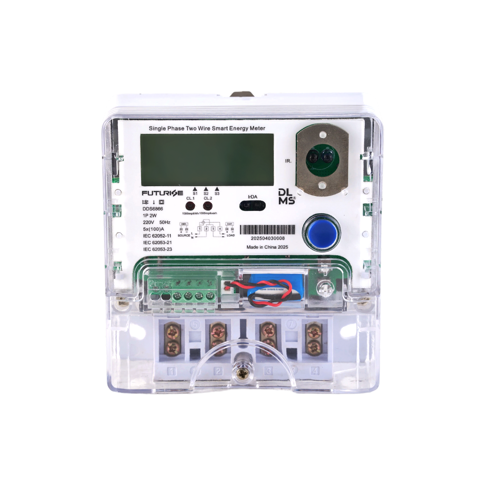 FUTURISE QBM11-3 Compteur de kilowattheure monophasé à deux fils  avec fonction de lecture infrarouge à distance