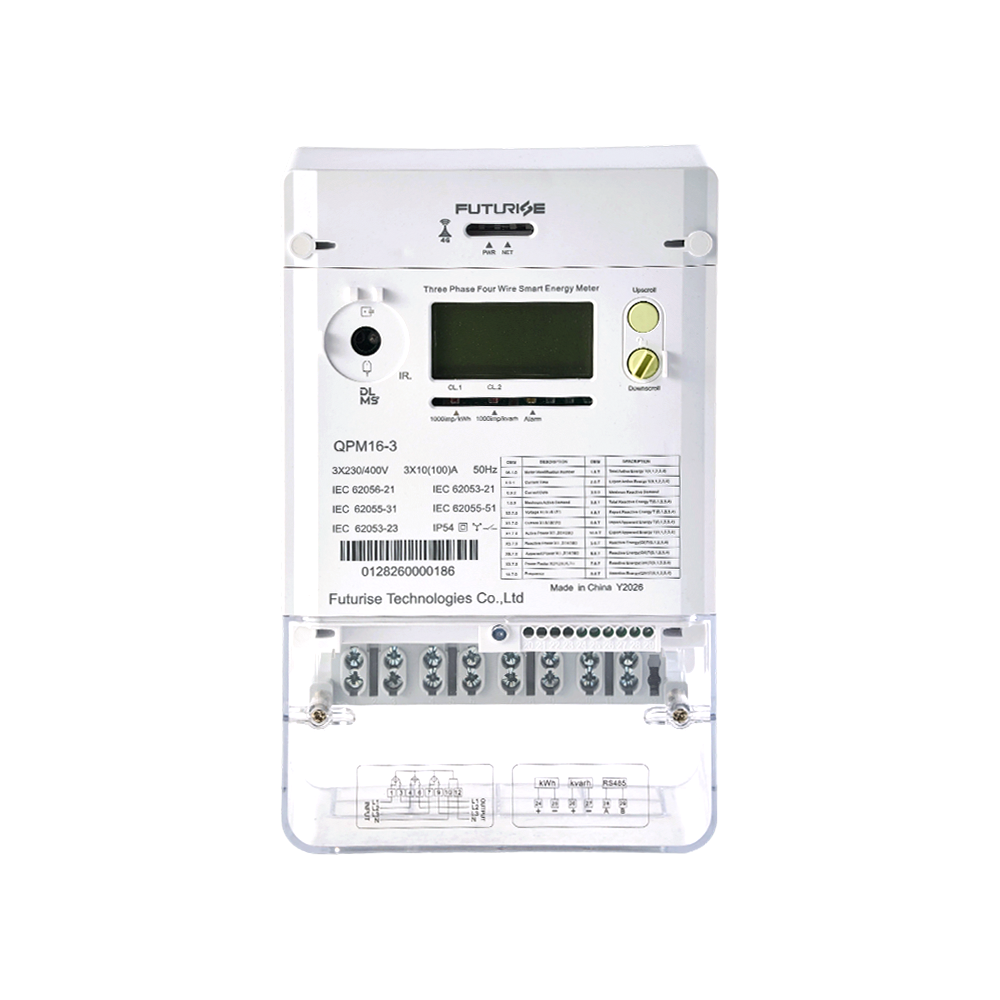 FUTURISE QSM31-1 Compteur d'électricité intelligent multifonction triphasé 